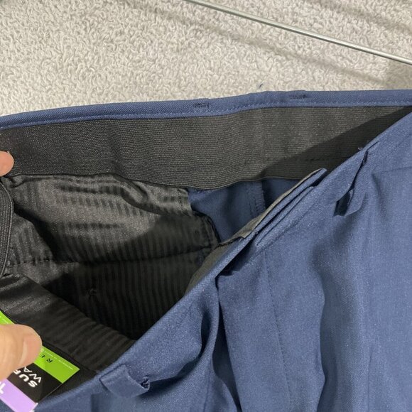 NEW Kenneth cole reaction techni-cole pants slim fit 30x32 Blue - Picture 3 of 8